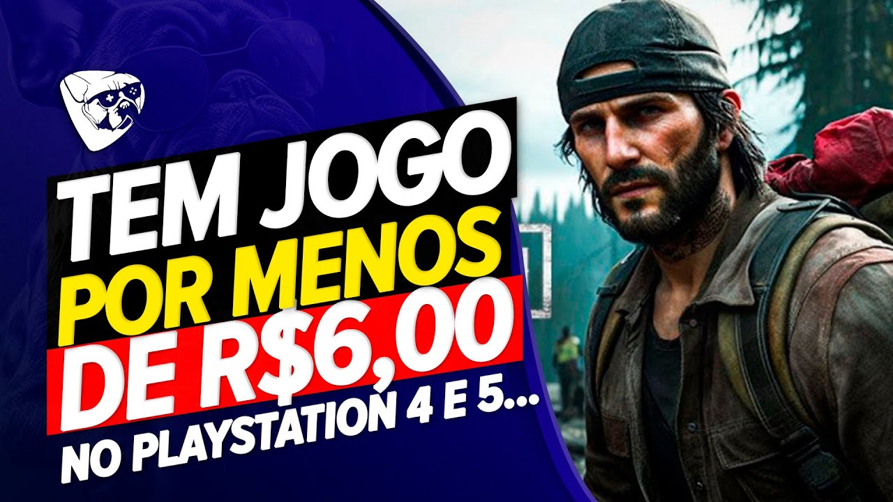 NOVA PROMOÇÃO COM JOGOS NO PS4 e PS5 !!! TEM JOGOS AAA POR R$6,00 REAIS !!!