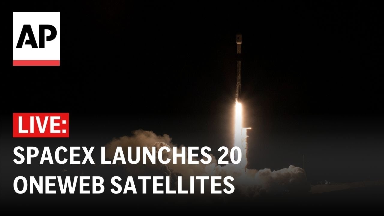 LIVE: SpaceX launches OneWeb satellites on Falcon 9 rocket