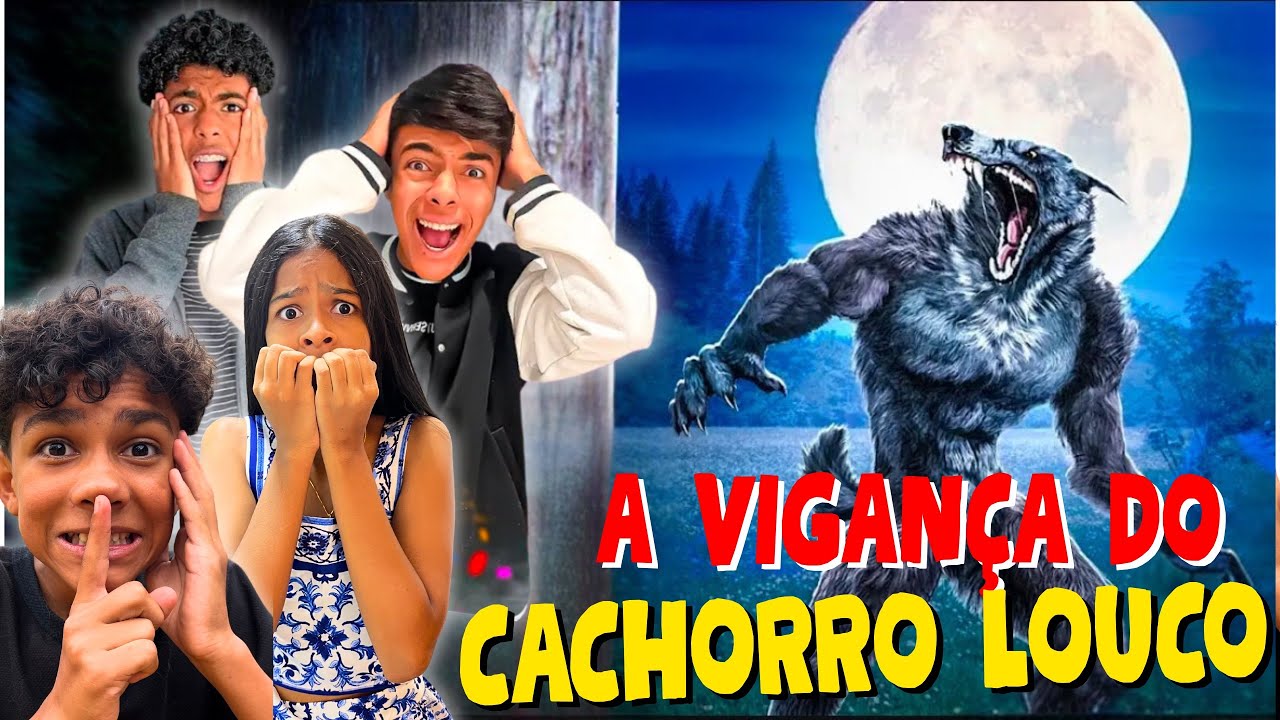 A VINGANÇA DO CACHORRO LOUCO!!* será que foi embora?!(feat: Estevão e Gabriel)