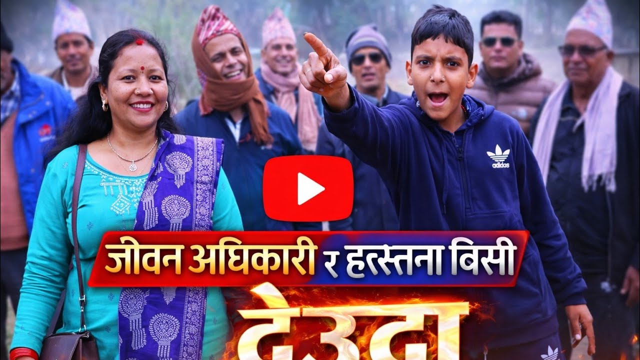 बाल कलाकार जीवन अधिकारीको हस्तना बिसी सँग रमाईलो देउडा खेल // Kailali Deuda Khel 