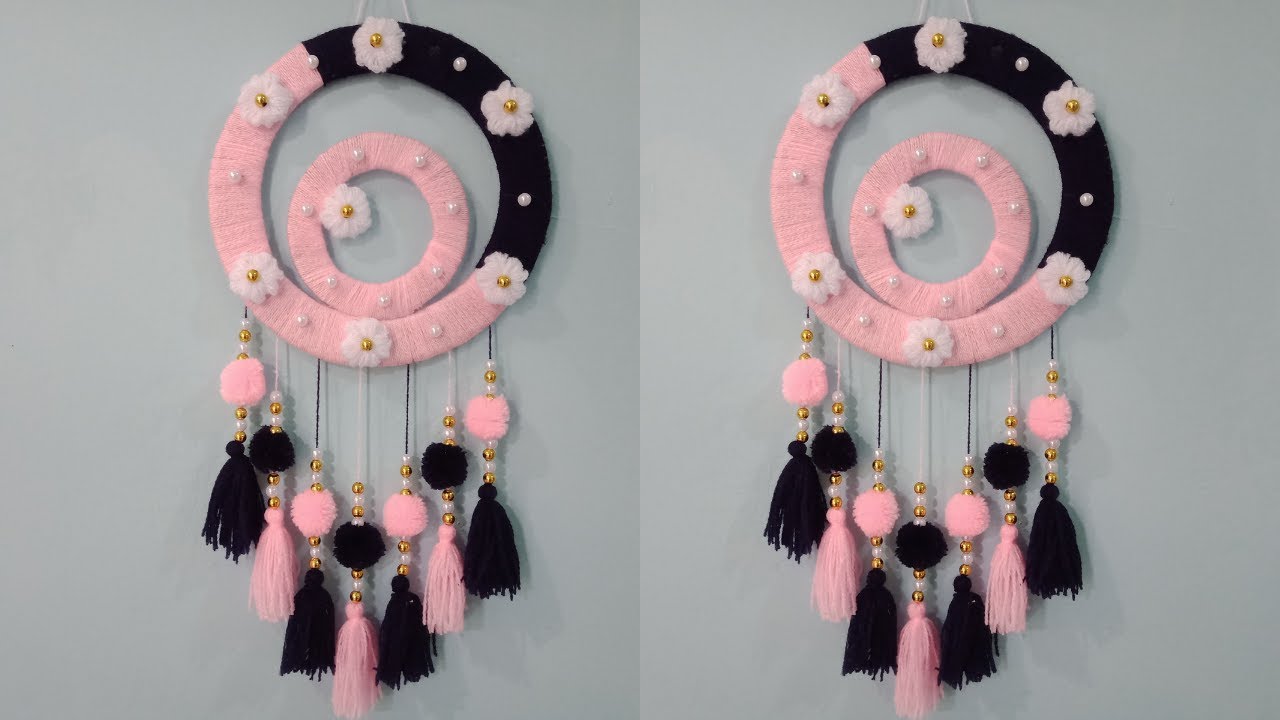 Hiasan cantik dari benang wol | wall decoration