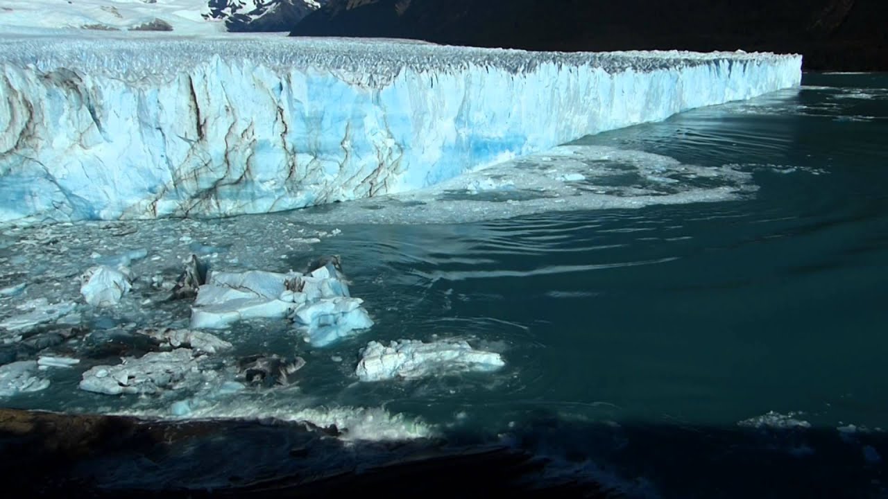 Ice Wall Collapse at Perito Moreno Glacier, Argentina.