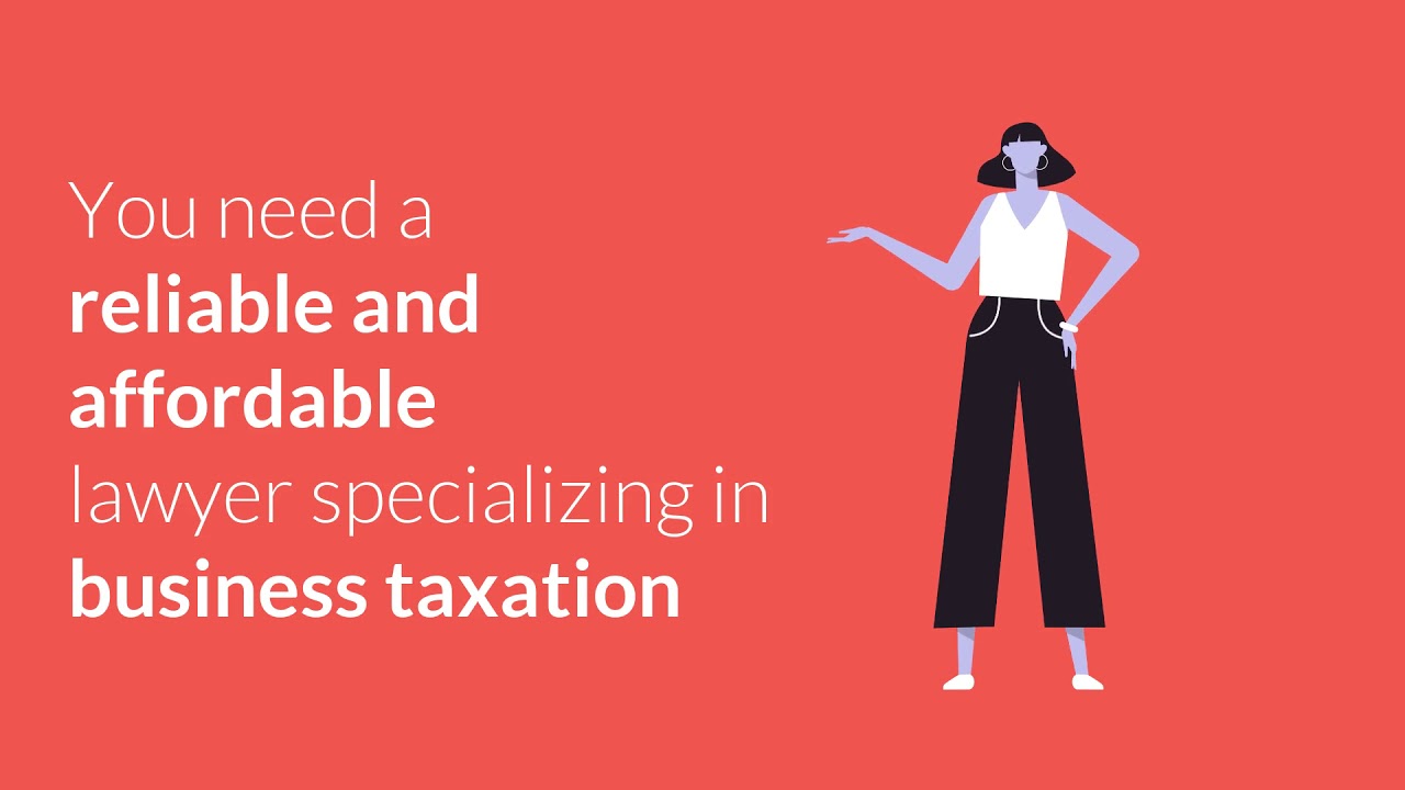 Get professional legal help for tax issues for your business