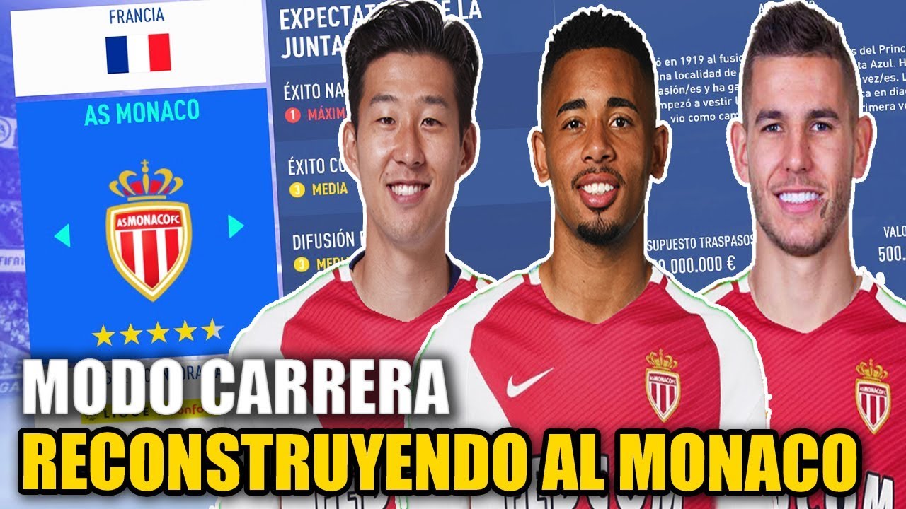 RECONSTRUYENDO AL MONACO - FIFA 19 Modo Carrera