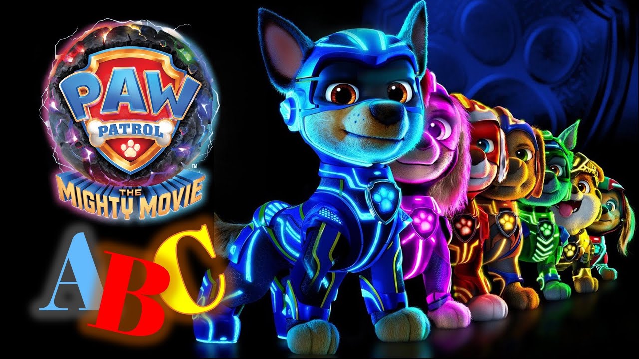 Paw Patrol The Mighty Movie ABC -  Paw Patrol Alphabet Mighty PUPS