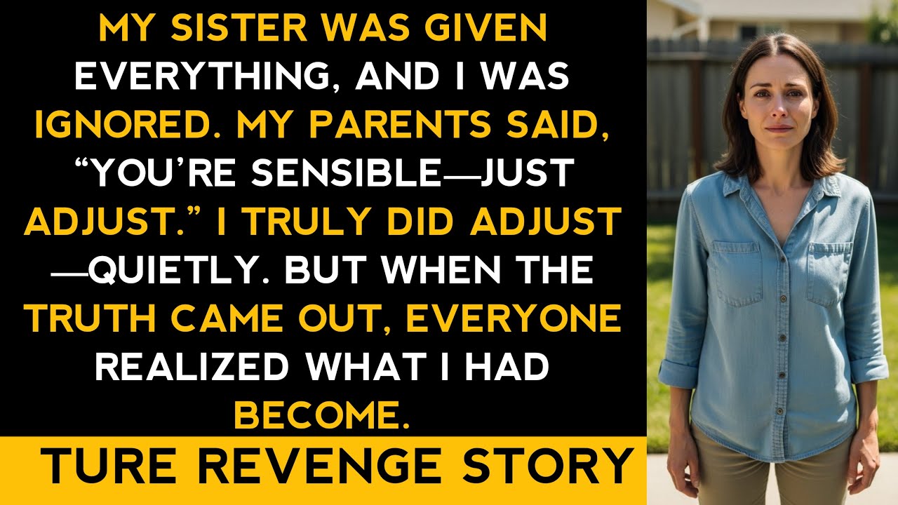 I Was Ignored While My Sister Got Everything — I Adjusted Quietly Until the Truth Came Out
