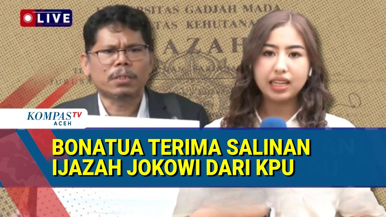 KPU Beri Salinan Ijazah Jokowi ke Bonatua Silalahi, Status Data Dipersoalkan