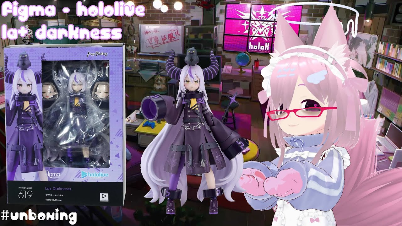 【Vtuber】 Bocchi Unboxing Figma 619  Hololive - Holo X La+ Darknesss  - GSC Max Factory ラプラス・ダークネス