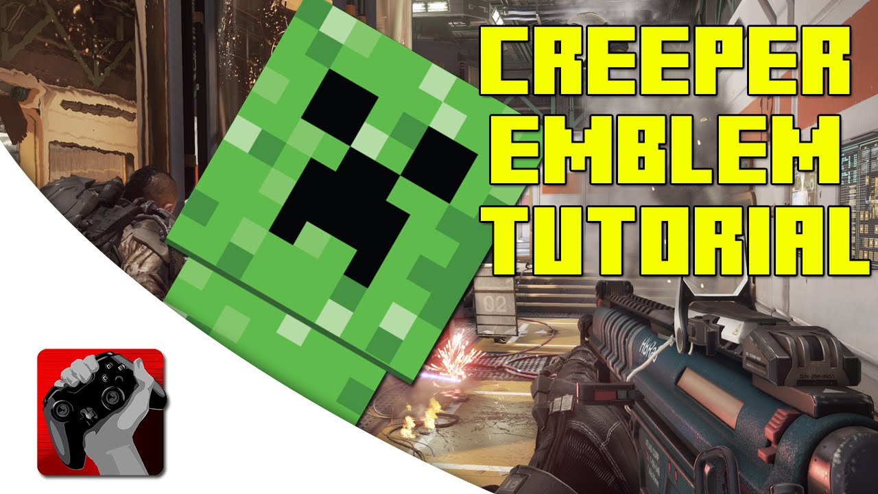 Advanced Warfare Emblem Tutorial Minecraft Creeper (Easy)