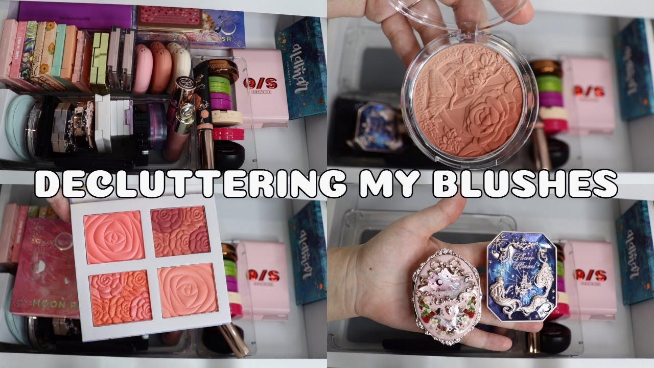 Makeup Declutter | Decluttering my blush collection 2026