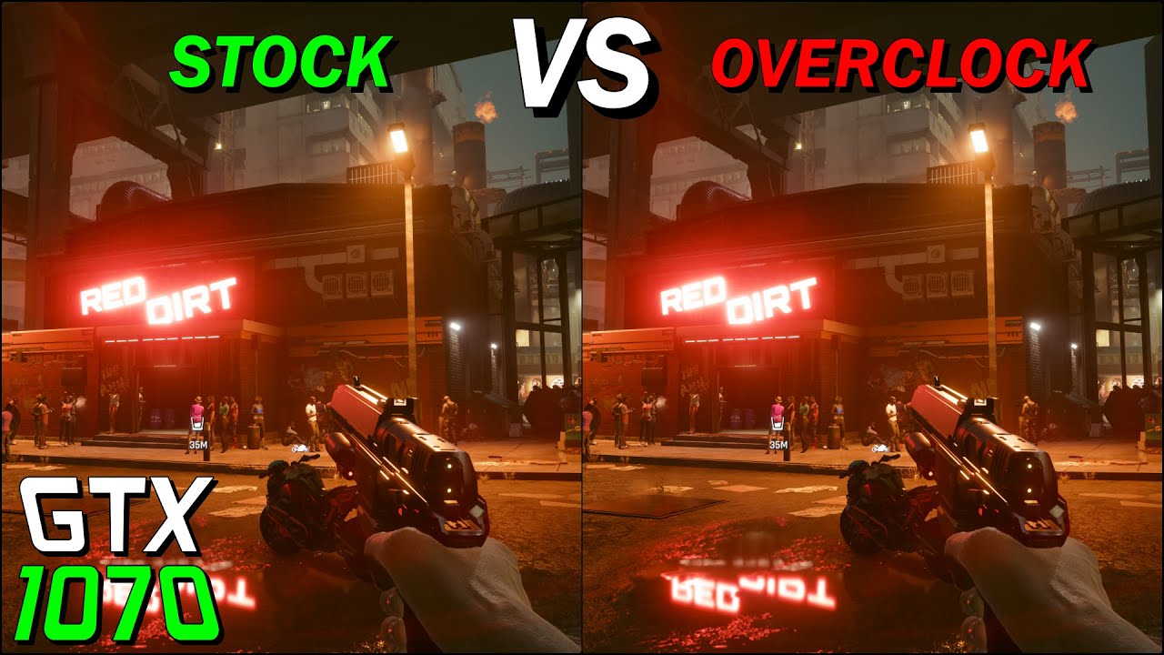 Stock VS Overclocked Comparison | GTX 1070