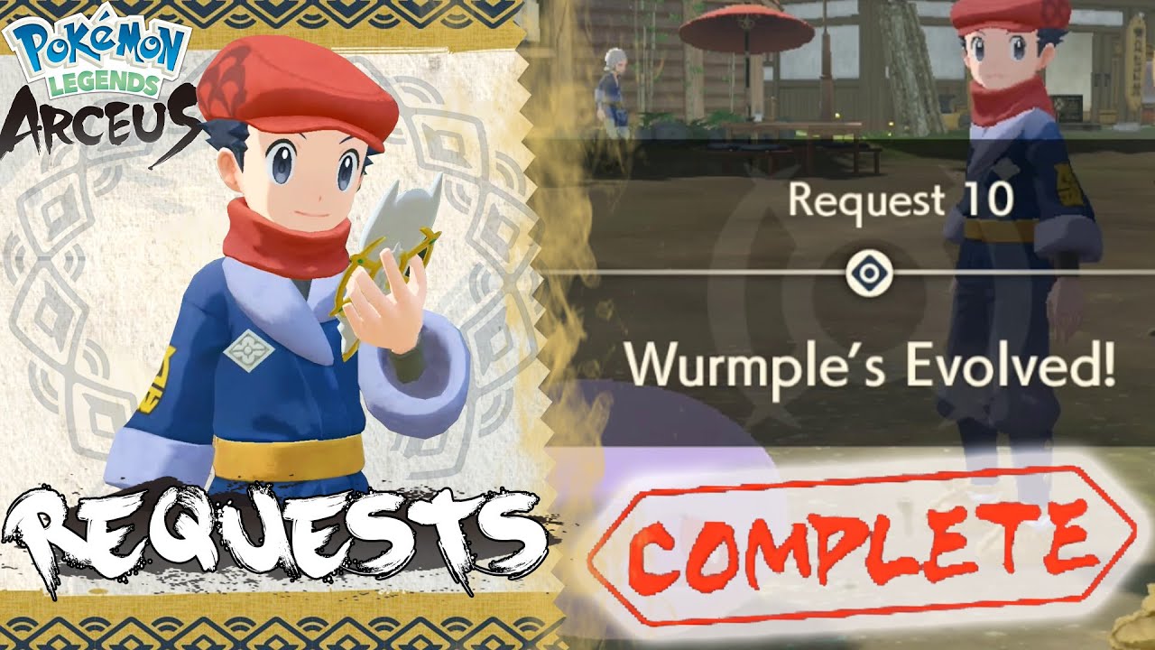 Pokemon Legends Arceus Request 10 Walkthrough 