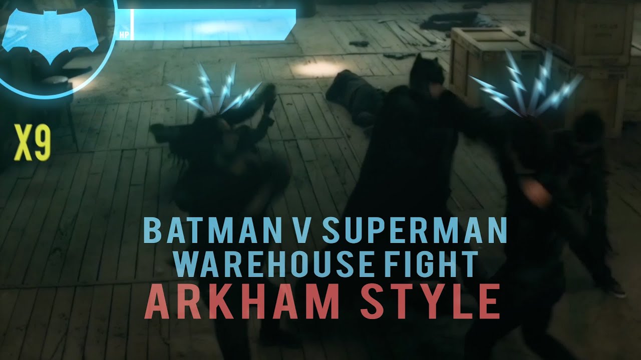 Batman V Superman Warehouse Fight Scene (Arkham Style)