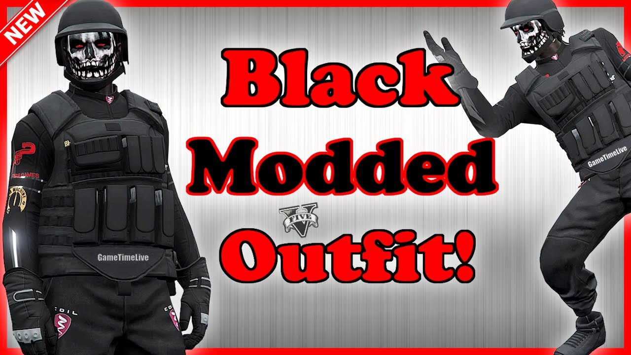 GTA5 I *NEW* Male Tryhard Outfit Tutorial! (BLACK TRON, LOGOS, CEO ARMOR & MORE!) 1.52