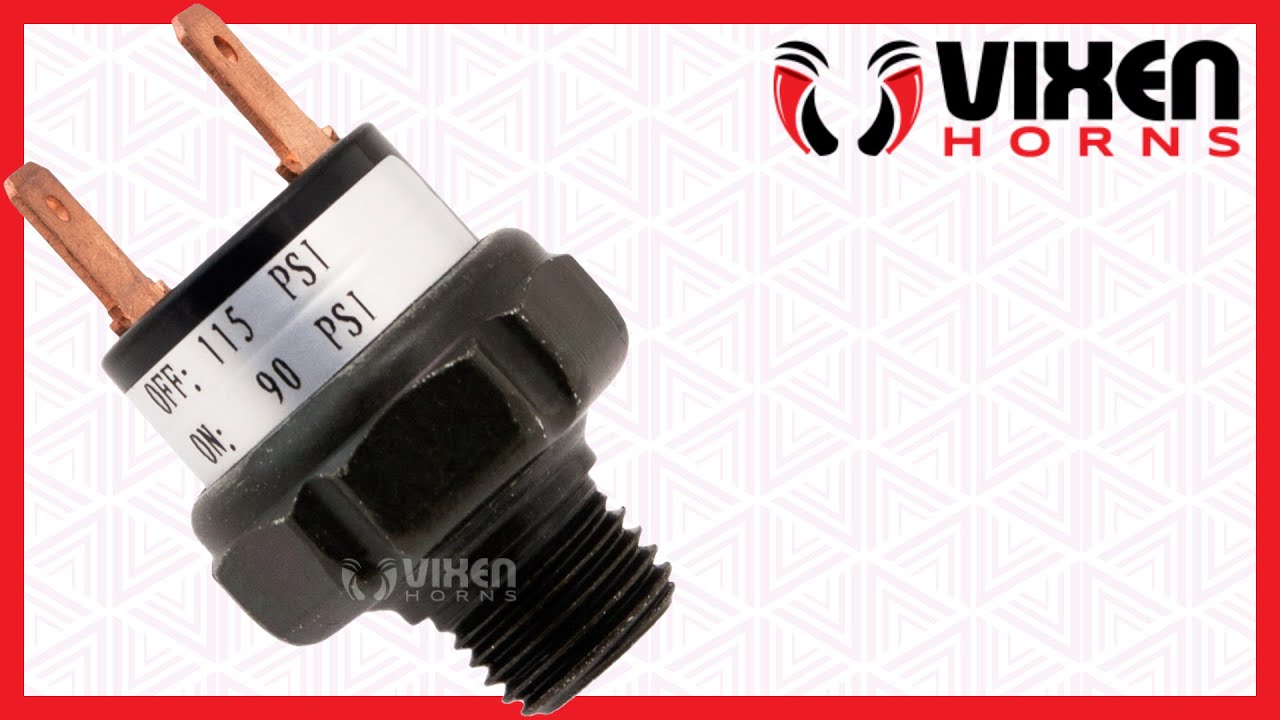 📢 VIXEN HORNS VXA7115 90-115 PSI Pressure Switch 🔥