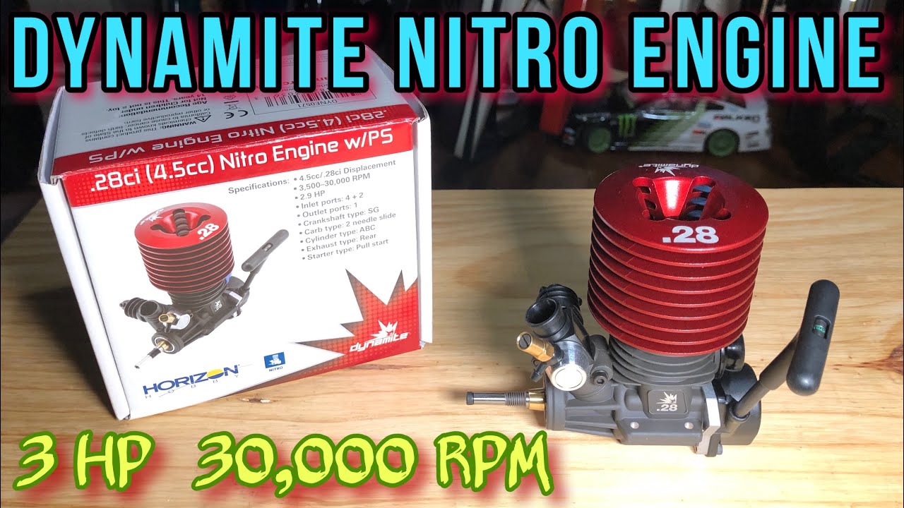 Dynamite .28 Nitro Engine  Unboxing #new #rc #nitro #engine