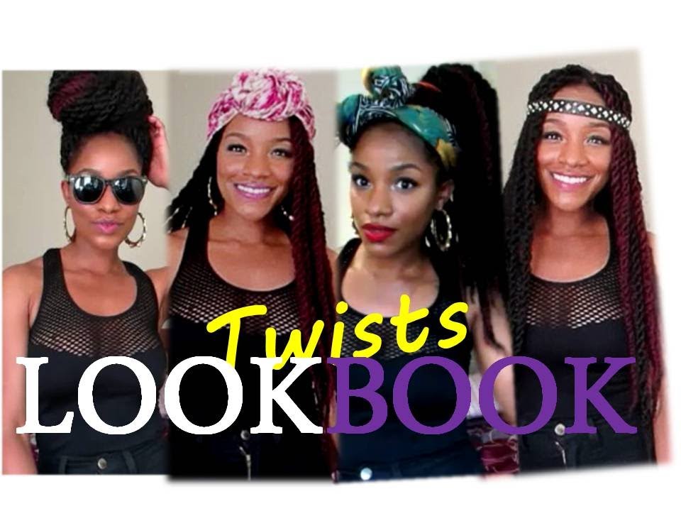 HAVANA TWISTS HAIR LOOKBOOK ♦ 8 STYLES