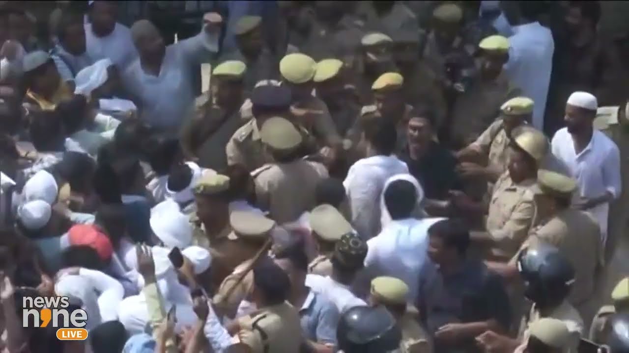 Massive Crowd Gathered For The Last Rites Of Mukhtar Ansari | News9 | #mukhtaransarideath