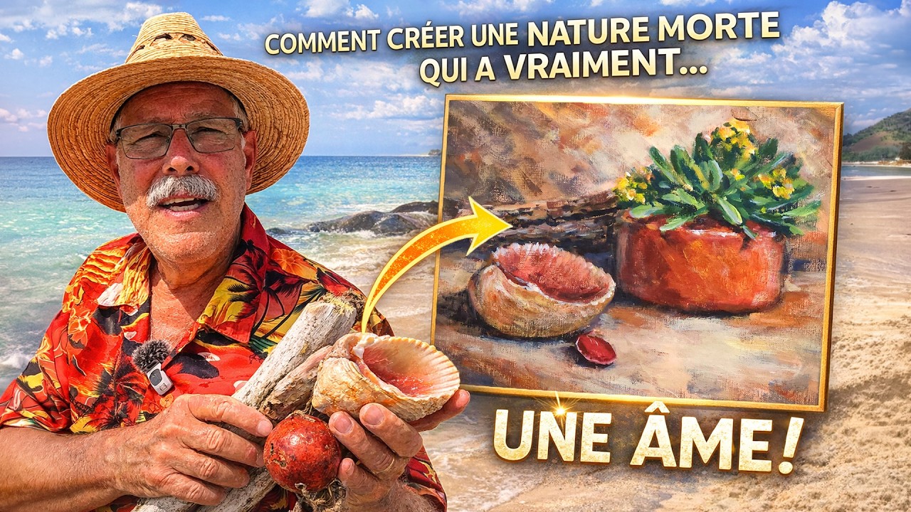 Comment créer une nature morte qui a vraiment une âme (Méthode sur la plage au Mexique)