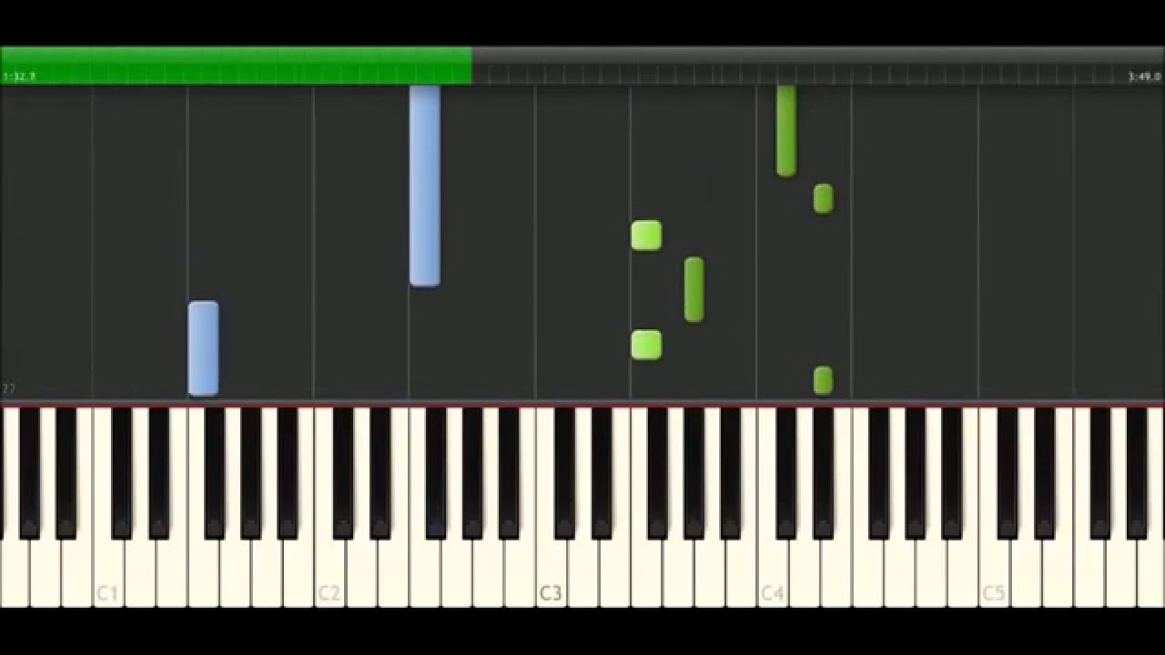 Beast - 12:30 - Piano Tutorial - Synthesia