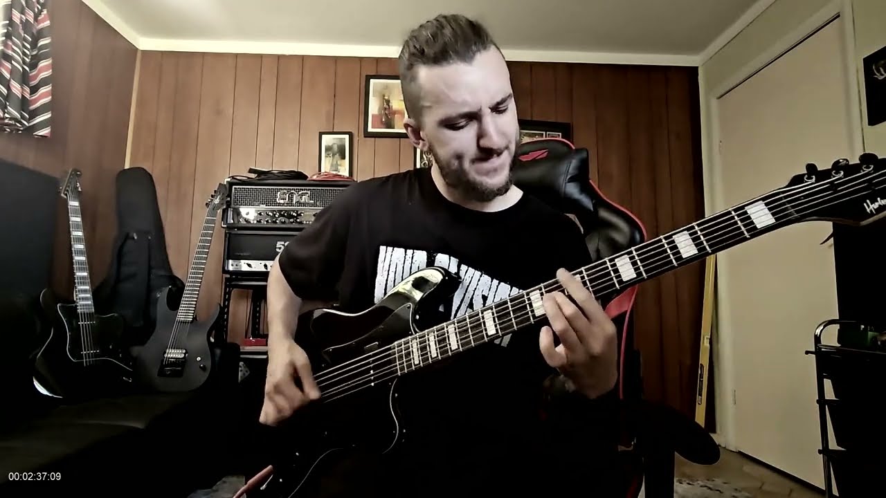 Observist - Human - Guitar Playthrough - (Harley Benton JA-Baritone Demo)