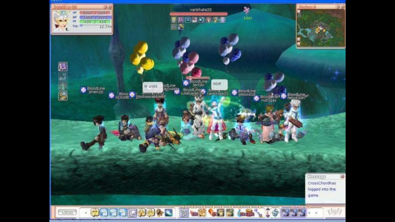Flyff PH Bubble Server BloodLine Guild Pinaka Matapang na Guild Noon .