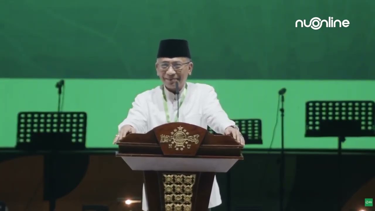 Pidato Ketua Umum Nahdhatul Ulama Yahya Cholil Staquf Pada Peringatan Harlah NU Ke-100 Tahun Masehi 