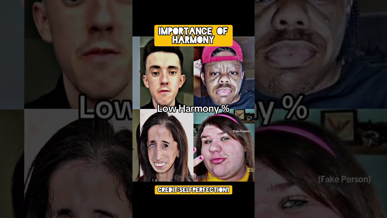The Importance Of Facial Harmony For Attractiveness #lookmaxxing #mewing #huntereyes