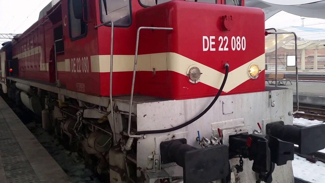 TCDD DE 22080 İzmir Mavi Treni Eskişehir