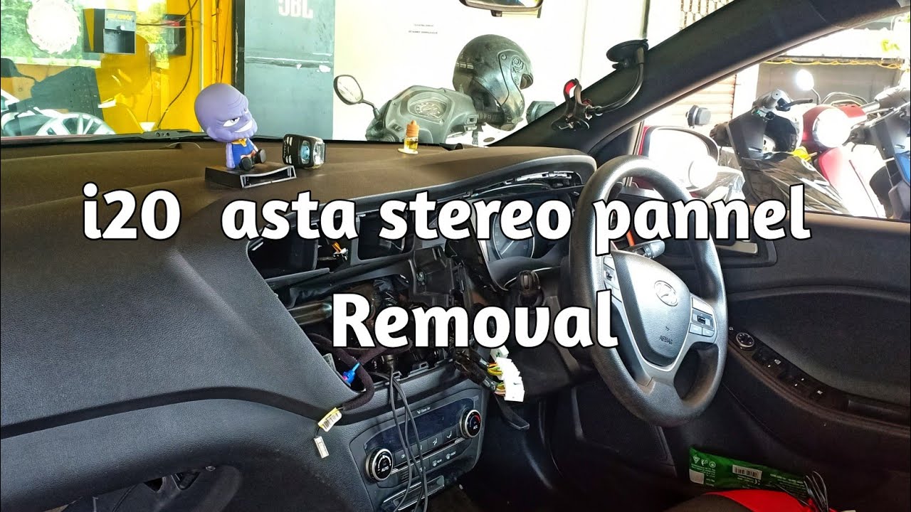 Hyundai i20 asta 2017 stereo pannel Removal..........