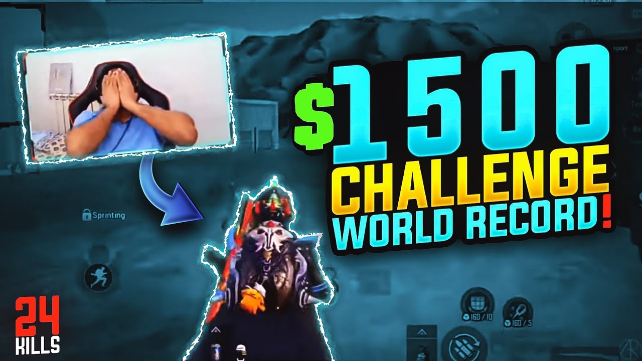 IMPOSSIBLE $1500 DOLLARS CHALLENGE | 24 KILLS | PUBG MOBILE | FM RADIO GAMING