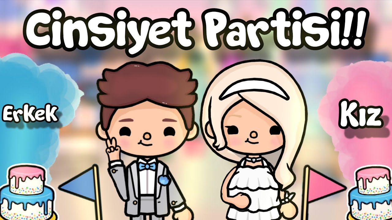 Cinsiyet Partisi!!✨️ (💙) or (🩷) / Toca Boca World Türkçe / Justin Toca 