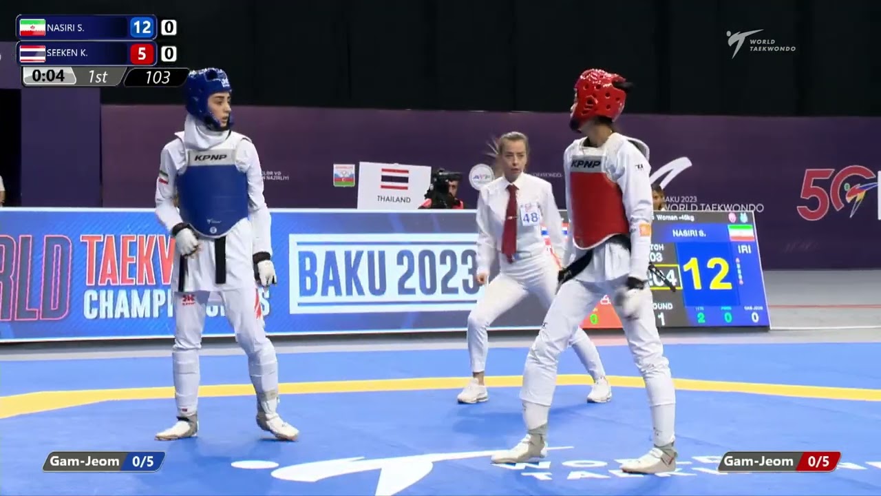 103 R64 Women  46kg IRI NASIRI S  THA SEEKEN K