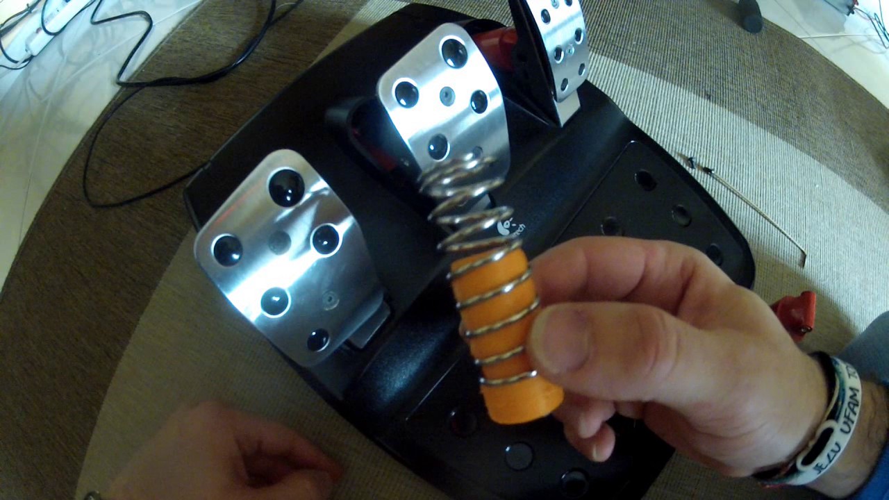 Brake Pedal MOD - Logitech G25/G27/G29 - by 3DRap.it