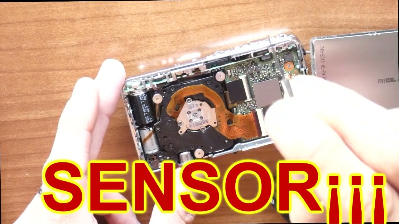 Limpieza sensor cámara compacta