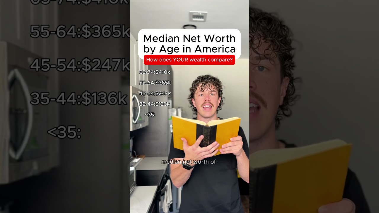 Median Net Worth by Age in America! How does YOUR net worth compare?