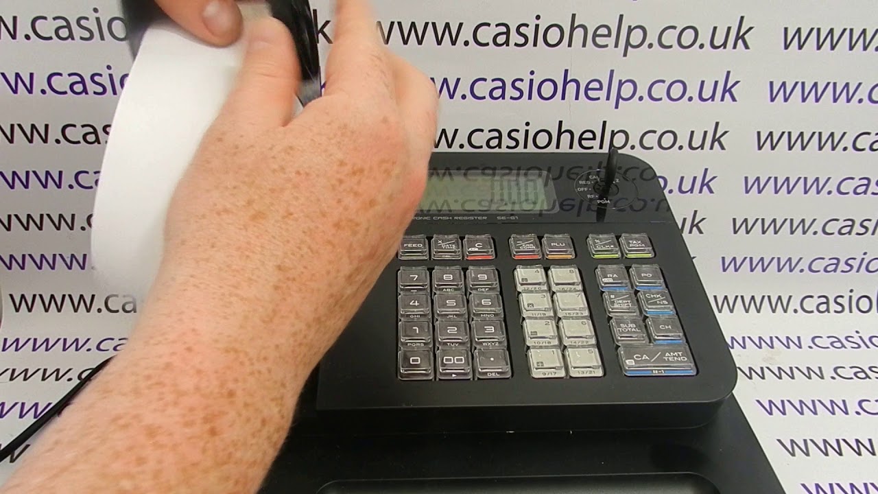 Casio PCR-T273 Paper Saving Mode