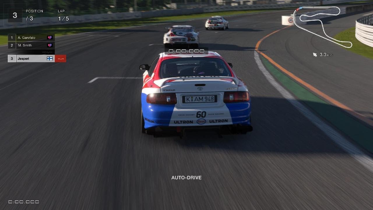 Gran Turismo 7 3s-gte battle in Tsukuba