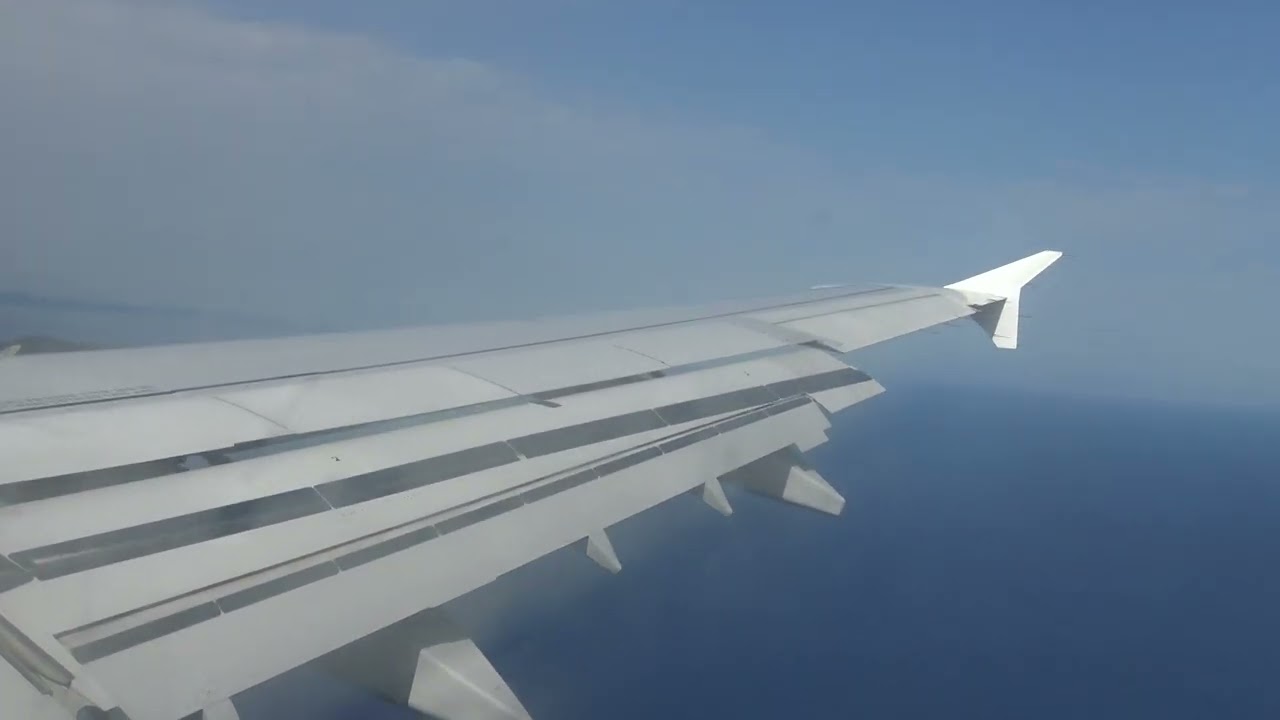 Landing at Zakynthos Airport, Zante