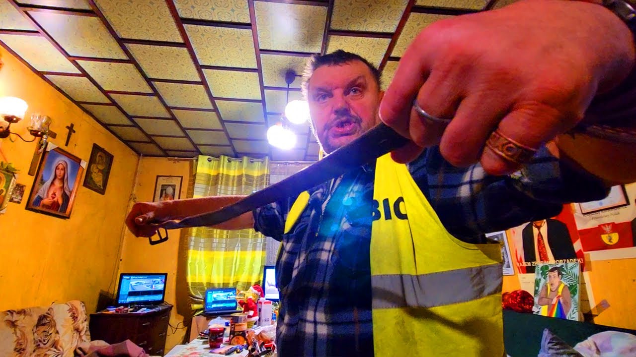 Krzysiek spakował rzeczy majora