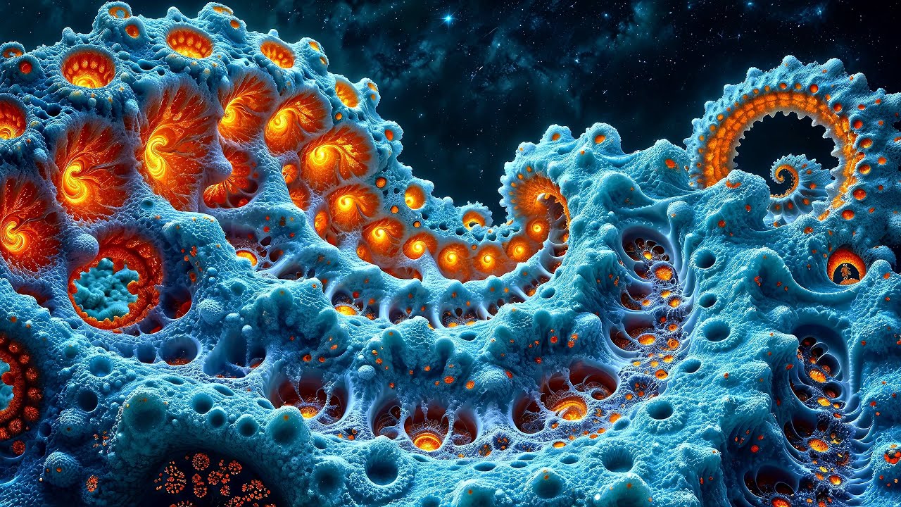 ✨ TV SCREENSAVER Soothing Fluidity 4K Abstract Liquid Fractals | Visuals No Sound Background Video ✨