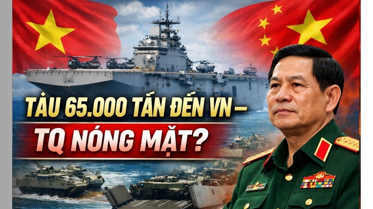 TÀU 65 000 TẤN LỚN NHẤT LỊCH SỬ CẬP BẾN VIỆT NAM BƯỚC NGOẶT CHIẾN LƯỢC KHIẾN TRUNG QUỐC “NÓNG MẶT”