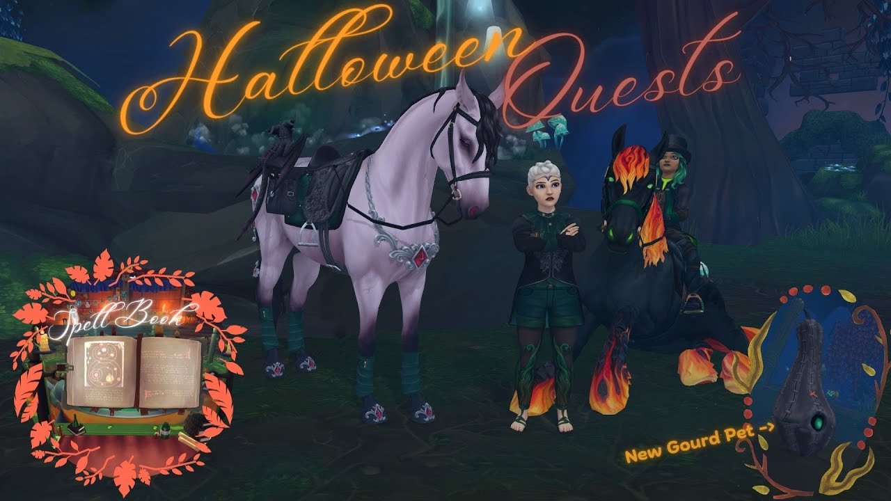 Halloween Update, Spell Book, Pumpkin Hunt & More | Star Stable