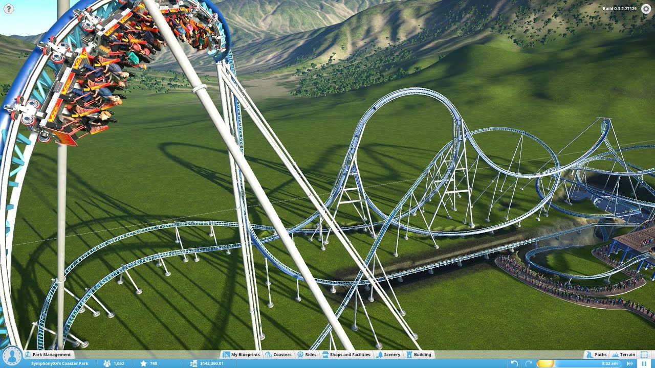 Premier Triple Launch Coaster - Planet Coaster Alpha 3