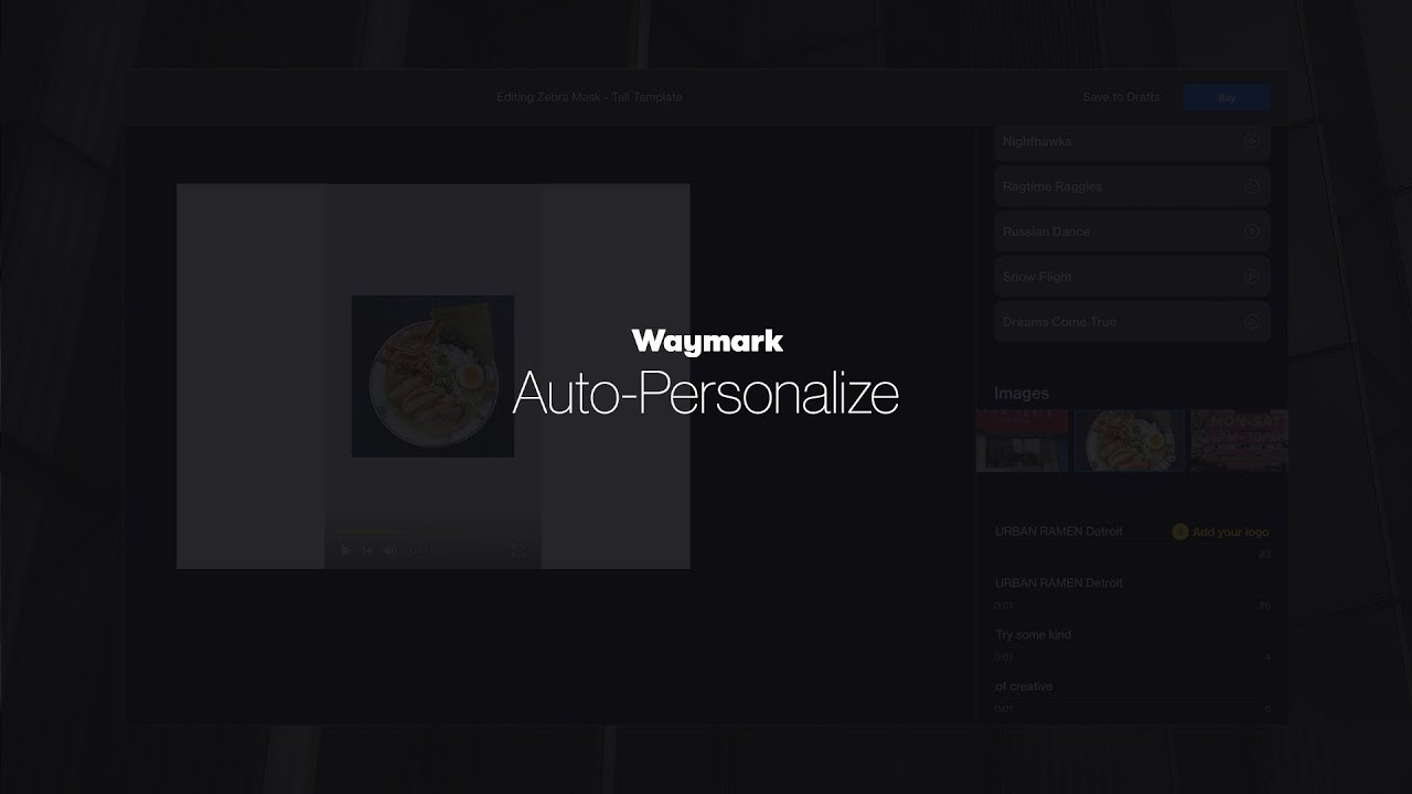 Auto-Personalize Your Waymark Video