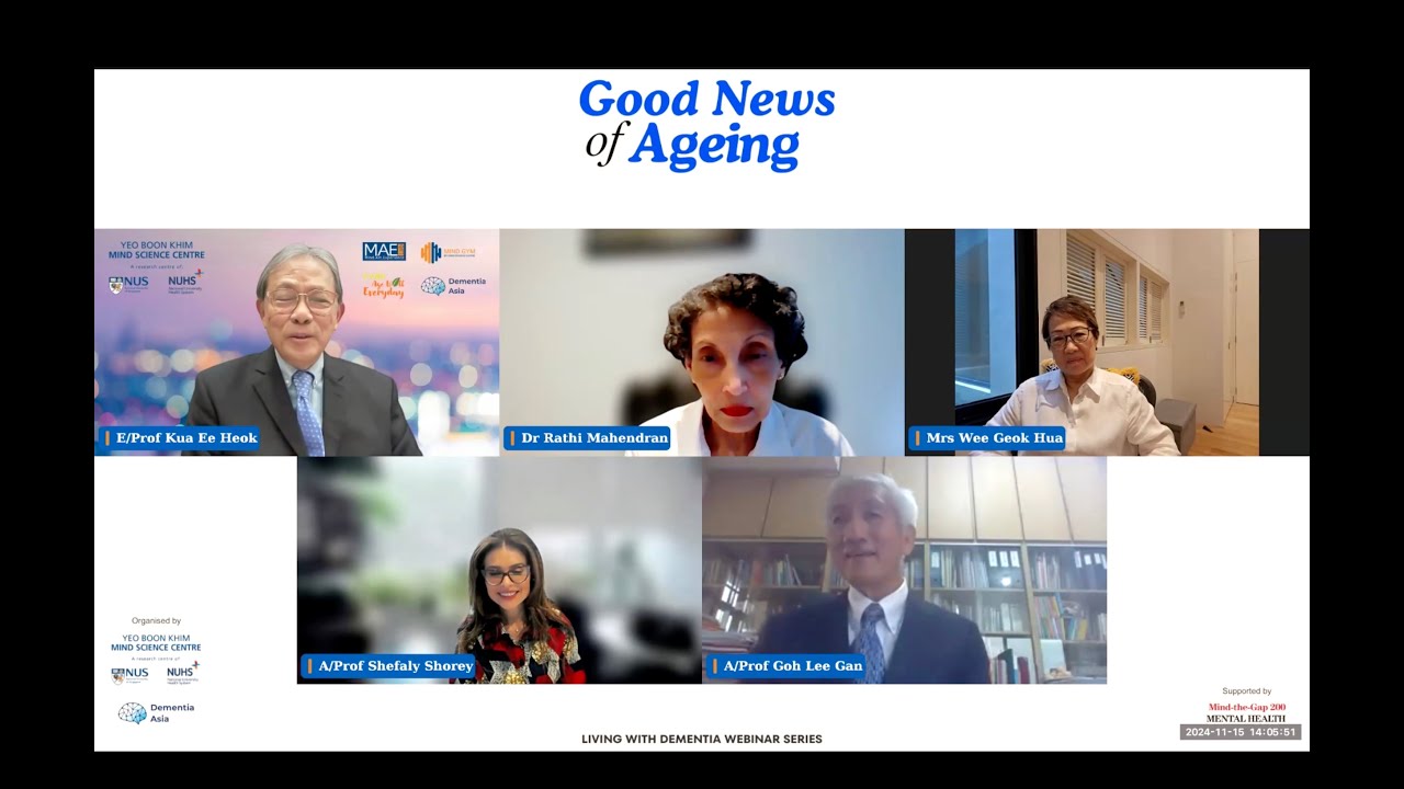 Good News of Ageing - 6th Living with Dementia Webinar Series | 15 Nov 2024