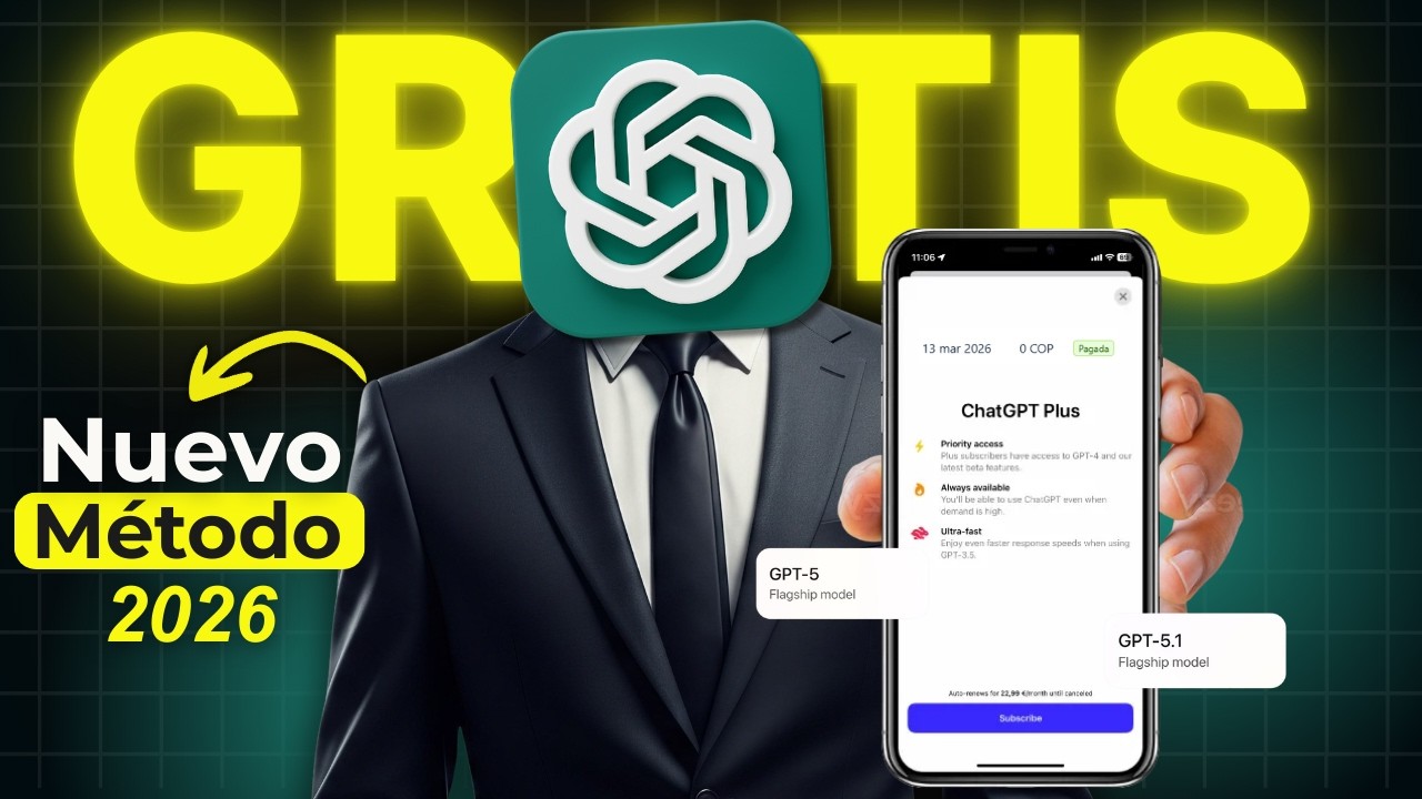 Как получить ChatGPT БЕСПЛАТНО в 2026 году (БЕЗ СБОЕВ) | Простое и 100% легальное руководство!