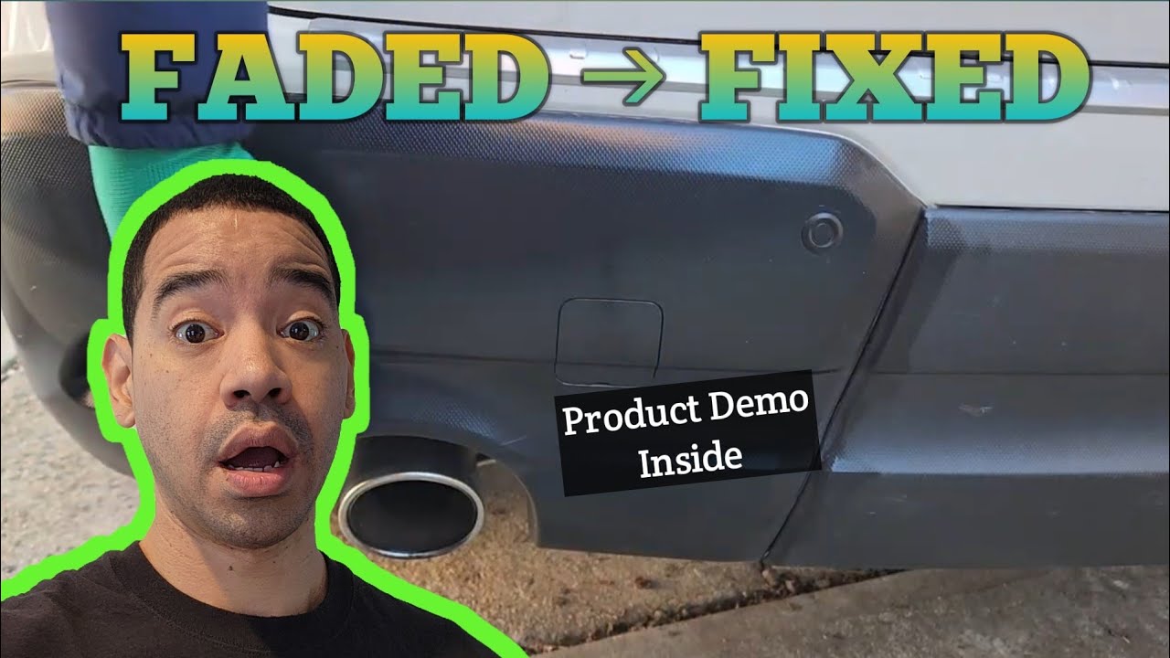 This Trim Restorer Makes OLD Plastic Look BRAND NEW 😱🚗✨