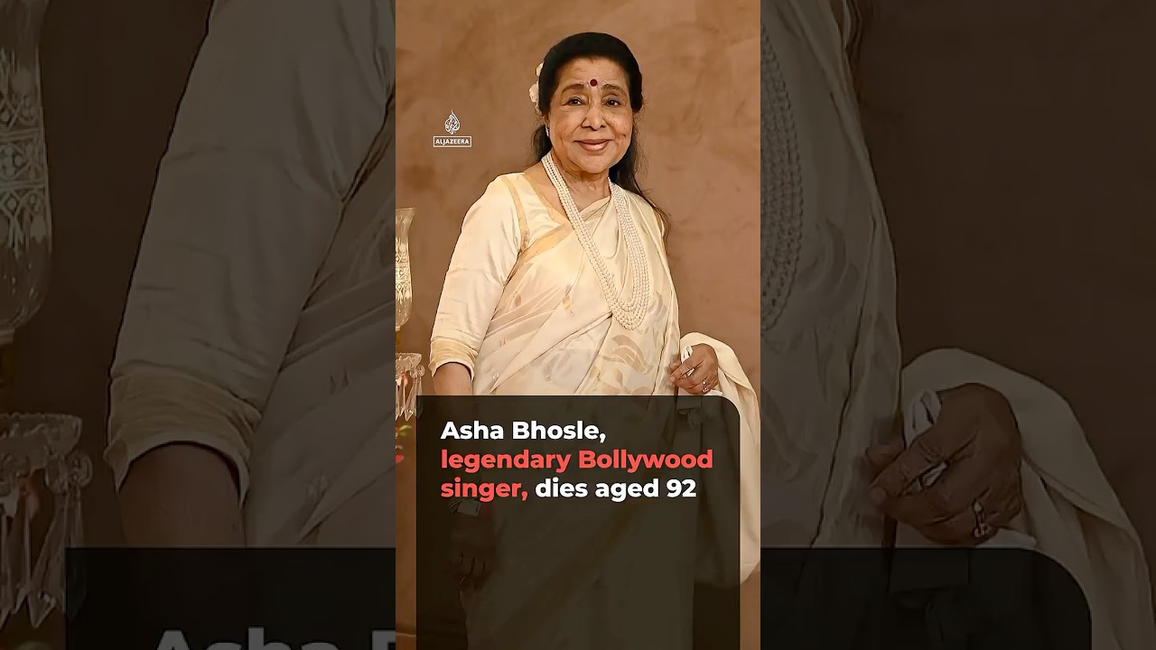 Asha Bhosle, legendary Bollywood singer, dies aged 92 | AJ #shorts