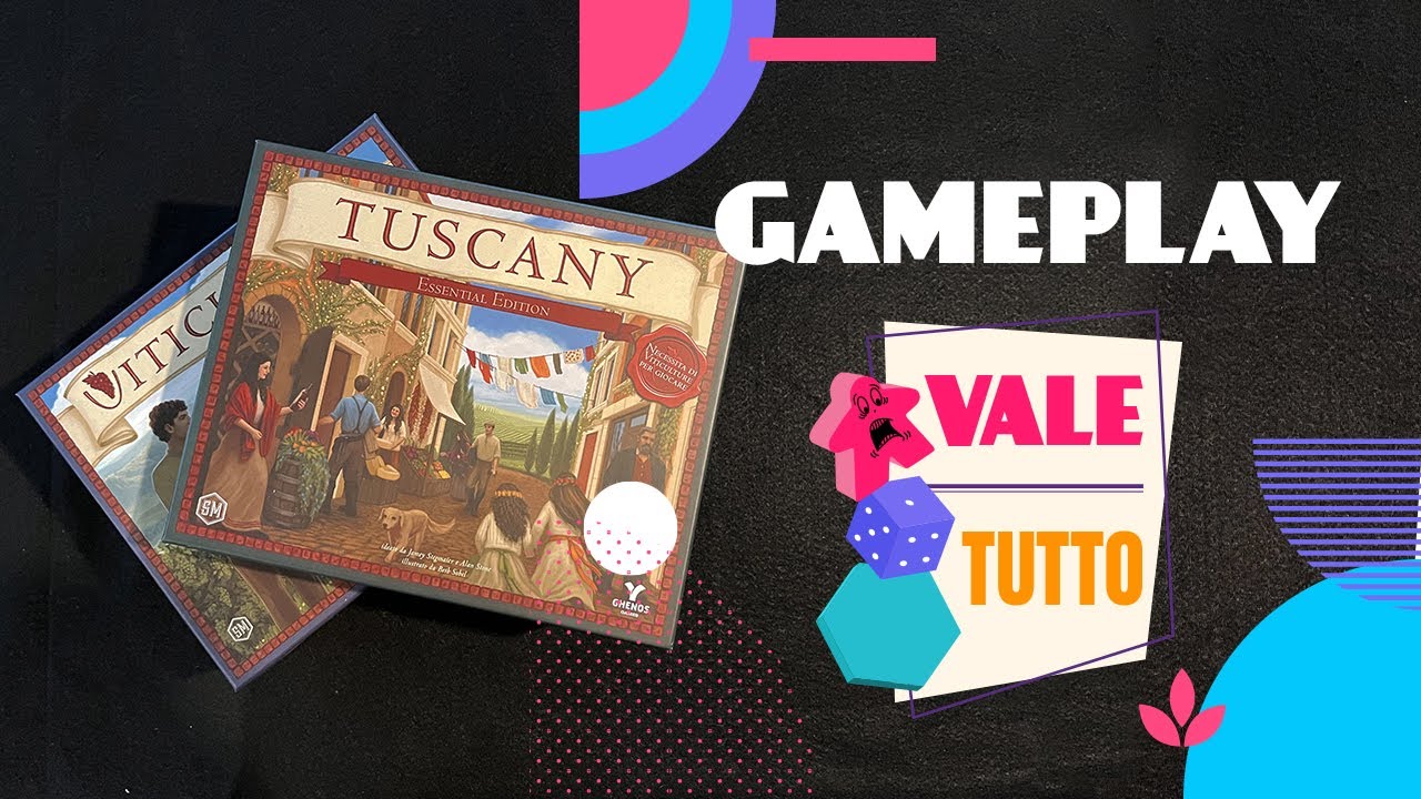 Viticulture Essential Edition + Esp. TUSCANY - Gameplay partita in solitario #38
